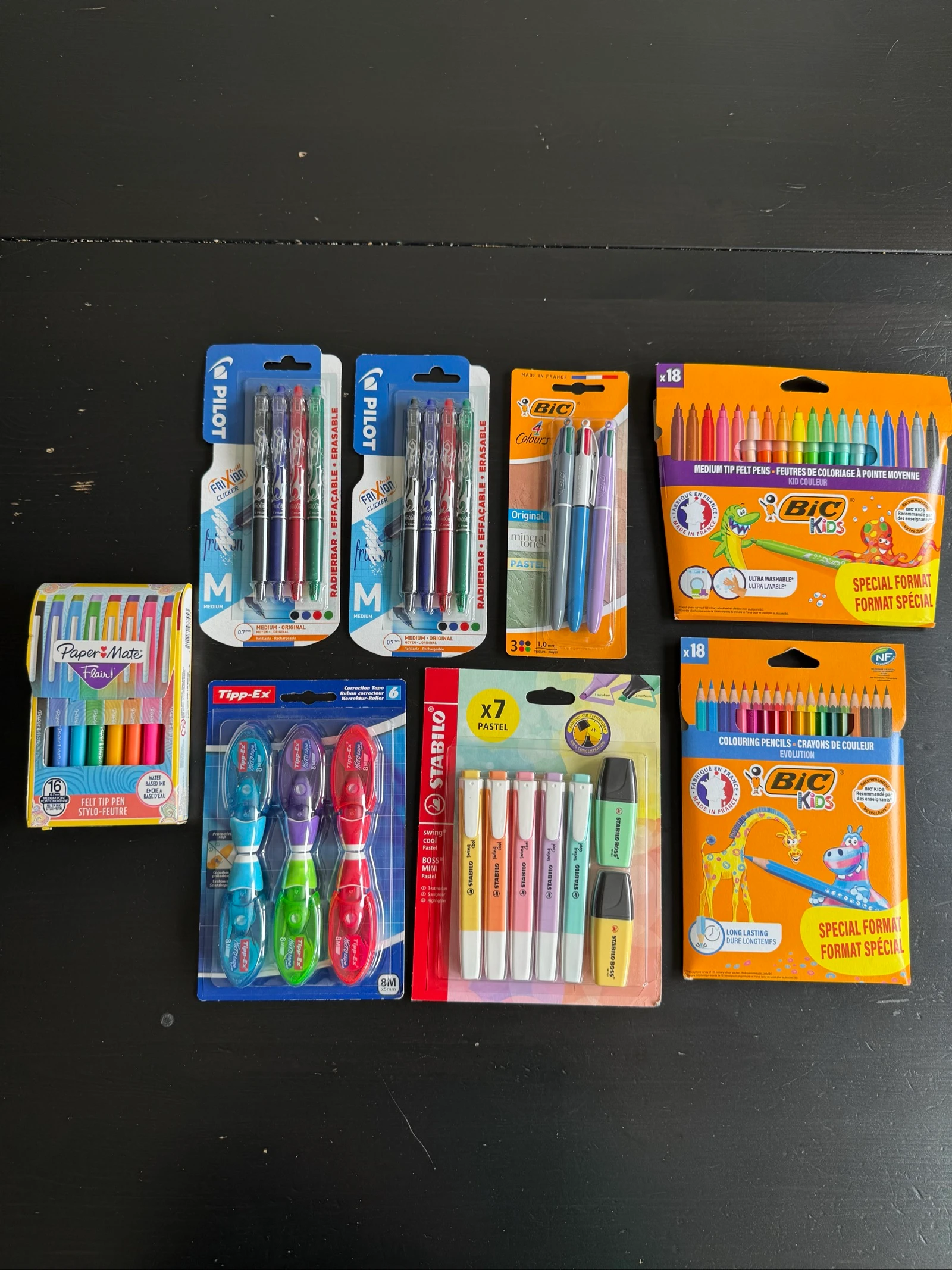 Lot fournitures scolaires 